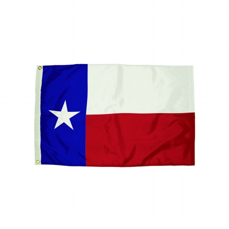 Picture of Flagzone FZ-2422051 3x5 Nylon Texas Flag Heading