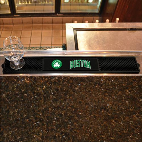 Picture of Fan Mats FAN-14050 Boston Celtics NBA Drink Mat - 3.25in x 24in