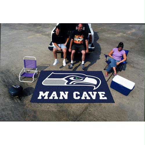 Picture of Fan Mats FAN-14370 Seattle Seahawks NFL Man Cave Ulti-Mat Floor Mat - 60in x 96in