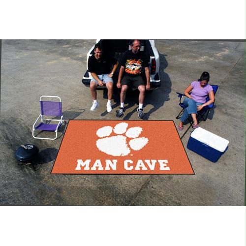 Picture of Fan Mats FAN-14539 Clemson Tigers NCAA Man Cave Ulti-Mat Floor Mat - 60in x 96in