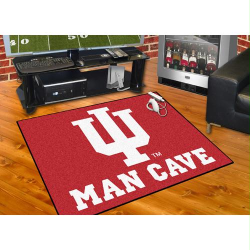 Picture of Fan Mats FAN-14553 Indiana Hoosiers NCAA Man Cave All-Star Floor Mat - 34in x 45in