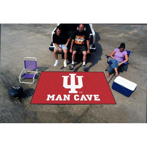 Picture of Fan Mats FAN-14555 Indiana Hoosiers NCAA Man Cave Ulti-Mat Floor Mat - 60in x 96in
