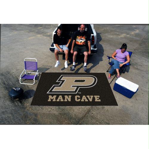 Picture of Fan Mats FAN-14603 Purdue Boilermakers NCAA Man Cave Ulti-Mat Floor Mat - 60in x 96in