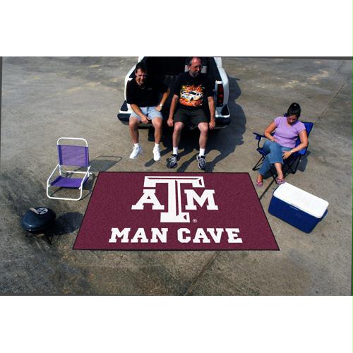 Picture of Fan Mats FAN-14611 Texas A&M Aggies NCAA Man Cave Ulti-Mat Floor Mat - 60in x 96in