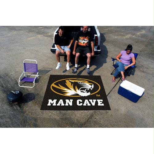 Picture of Fan Mats FAN-14678 Missouri Tigers NCAA Man Cave Tailgater Floor Mat - 60in x 72in