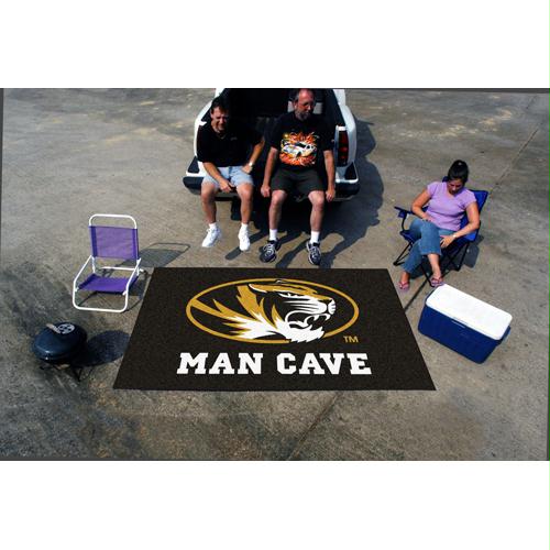 Picture of Fan Mats FAN-14679 Missouri Tigers NCAA Man Cave Ulti-Mat Floor Mat - 60in x 96in