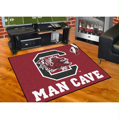 Picture of Fan Mats FAN-14693 South Carolina Gamecocks NCAA Man Cave All-Star Floor Mat - 34in x 45in