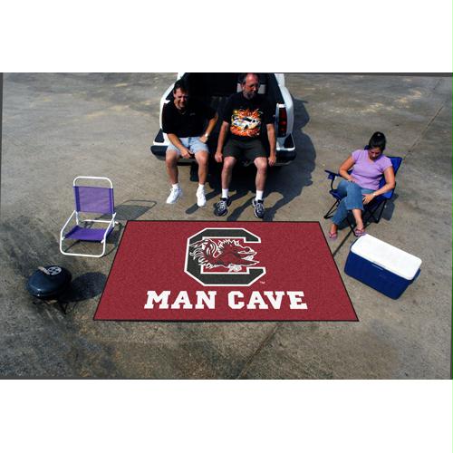 Picture of Fan Mats FAN-14695 South Carolina Gamecocks NCAA Man Cave Ulti-Mat Floor Mat - 60in x 96in