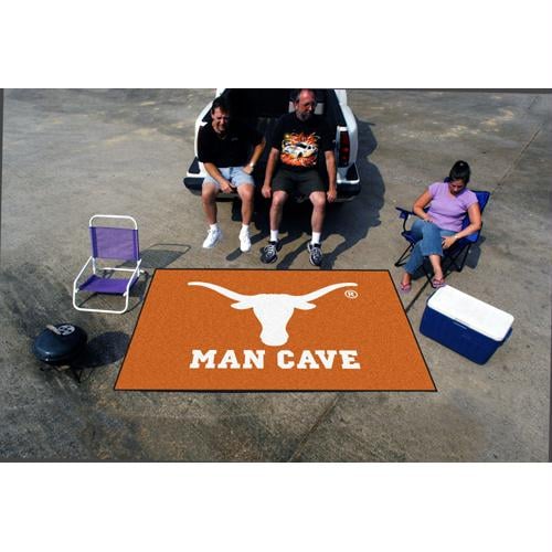 Picture of Fan Mats FAN-14703 Texas Longhorns NCAA Man Cave Ulti-Mat Floor Mat - 60in x 96in