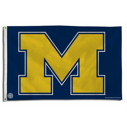 RIC-FGB220002 Michigan Wolverines NCAA 3x5 Flag