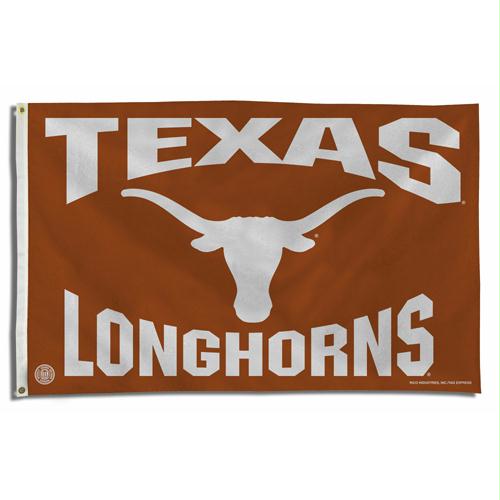 Picture of Rico Industries RIC-FGB260102 Texas Longhorns NCAA 3x5 Flag