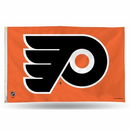 Picture of Rico Industries RIC-FGB7403 Philadelphia Flyers NHL 3in x 5in Banner Flag