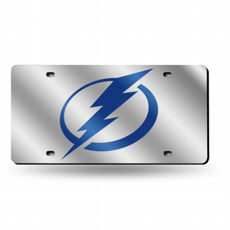 Picture of Rico Industries RIC-LZS9202 Tampa Bay Lightning NHL Laser Cut License Plate Tag
