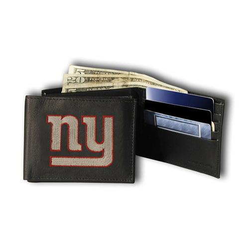 Picture of Rico Industries RIC-RBL1401 New York Giants NFL Embroidered Billfold Wallet