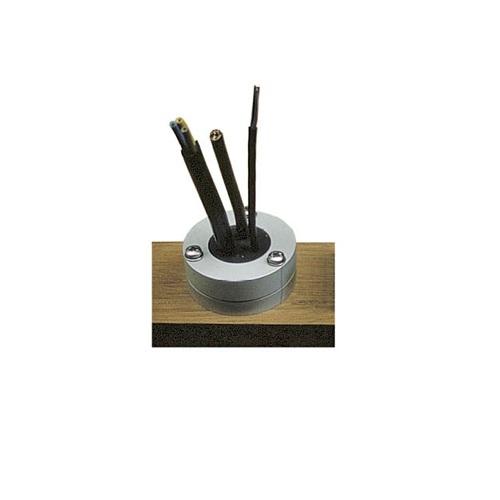 Feed Thru Waterproof Fitting - Black - 1.65in. - Durable Neoprene Seal
