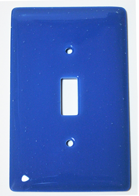 Picture of Aquila Art Glass WP1029-1GS Egyptian Blue 1 Gang Switch