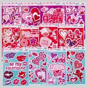 Picture of Bulk Buys Love Themed Valentines Window Clings Case Of 48