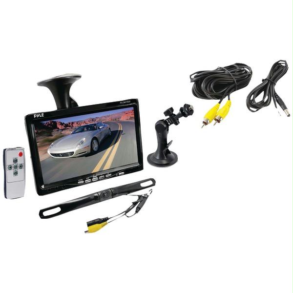 Picture of Pyle Plcm7500 7 in. Window Suction Mount Tft Lcd Widescreen Monitor & License Plate Mount Rearview Co