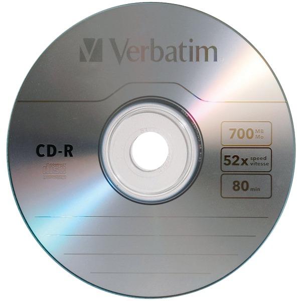 Picture of Verbatim 97955 700mb 80-minute Cd-rs&#44; 10 Pk Bulk Box