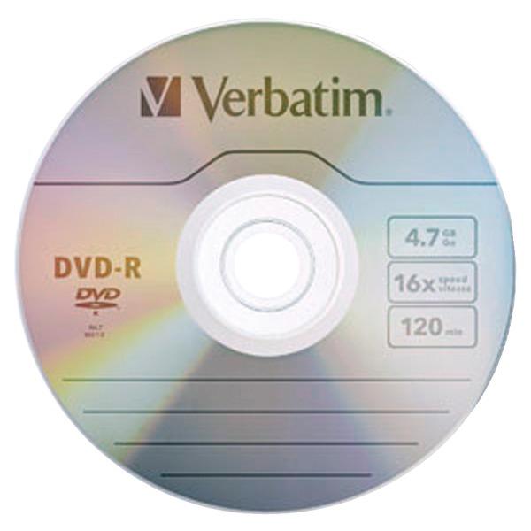 Picture of Verbatim 97957 4.7gb 16x Dvd-rs&#44; 10 Pk Bulk Box