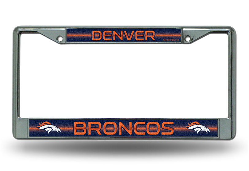 Rico Industries Inc. FCGL1601 Broncos Bling Chrome Frame