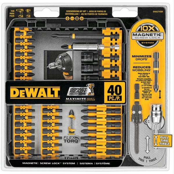 Picture of Dewalt Dwa2t40ir 40-piece Impact-ready Screwdriver Set