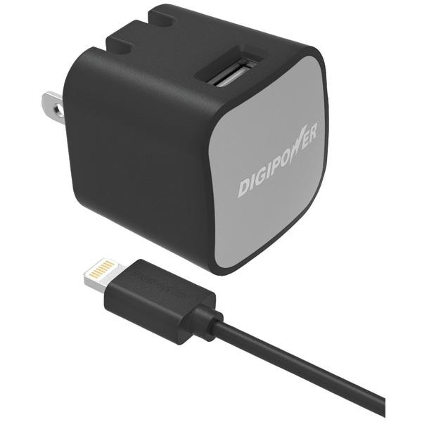 Picture of Digipower Is-ac2l Instasense 2.4-amp Single Usb Wall Charger - 1.5m Lightning- tm Cable