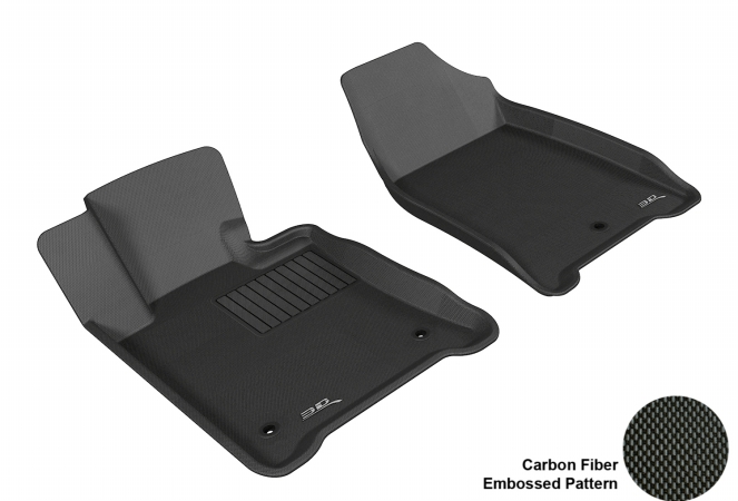 Picture of 3D MAXpider L1AC00311509 ACURA TL 2009-2014 KAGU BLACK R1 (FWD ONLY) Floor Mat