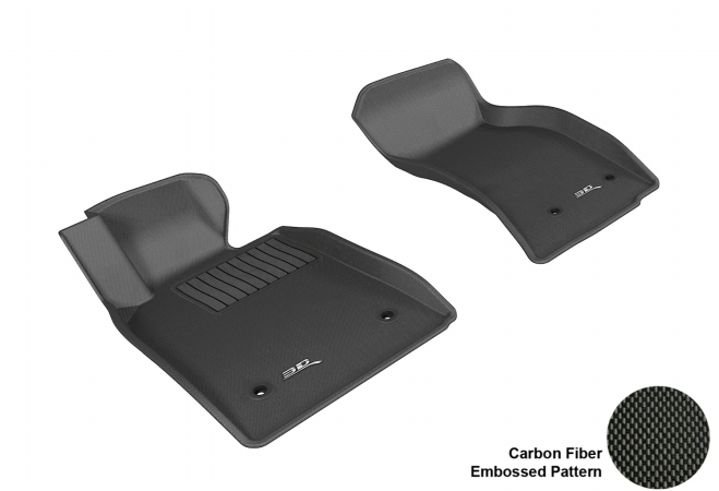 L1CD00611509 CADILLAC ATS 2013-2014 KAGU BLACK R1 Floor Mat