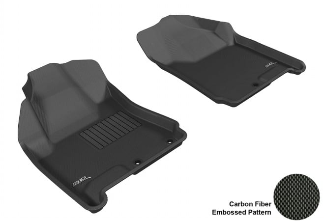 3D MAXpider L1CD00811509 CADILLAC SRX 2010-2014 KAGU BLACK R1 Floor Mat