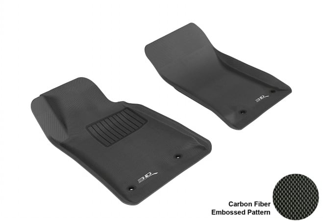 CHEVROLET CAMARO 2010-2014 KAGU BLACK R1 Floor Mat - Black