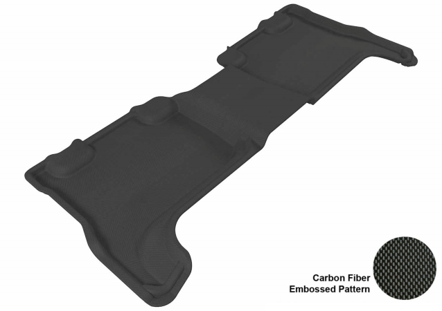 CHEVROLET COLORADO CREW CAB 2004-2012 KAGU BLACK R2 Floor Mat