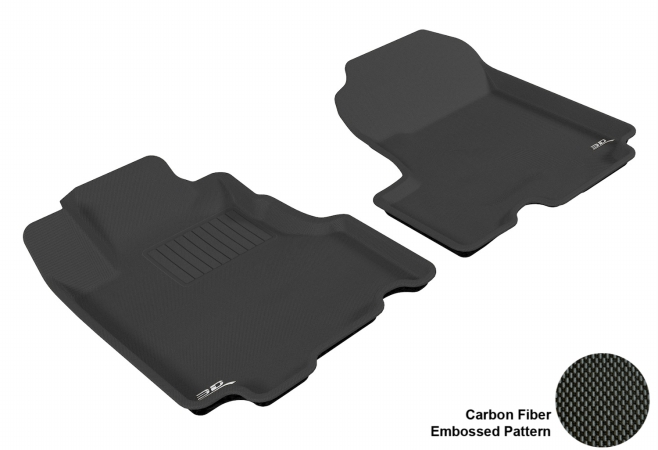HONDA CR-V 2007-2011 KAGU BLACK R1 Floor Mat