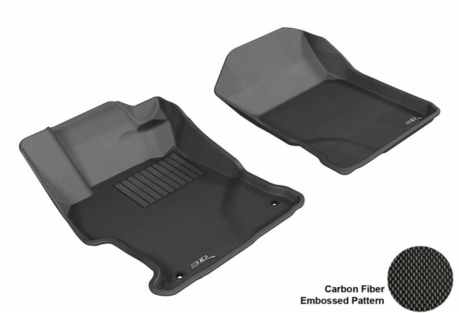 HONDA CIVIC 2012-2013 CPE/SDN KAGU BLACK R1 Floor Mat