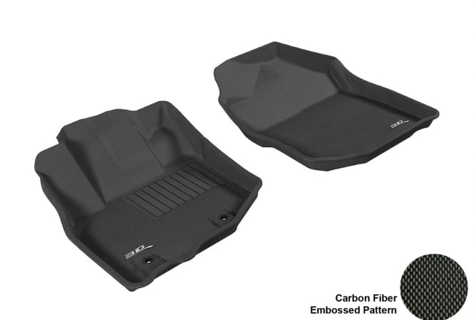 3D MAXpider 1St Row Custom Fit Kagu Floor Mat, Black (L1HD04211509)