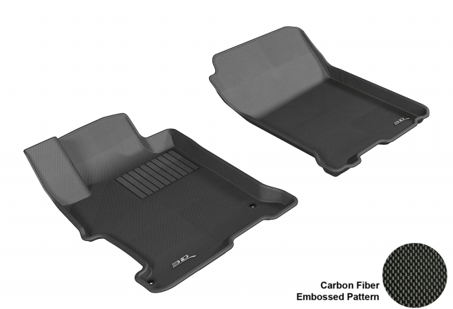 3D MAXpider L1HD04811509 HONDA ACCORD 2013-2014 CPE/SDN KAGU BLACK R1 Floor Mat