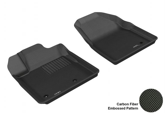 L1HD05811509 HONDA PILOT 2009-2014 KAGU BLACK R1 Floor Mat