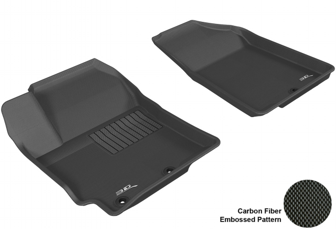 KIA RIO/RIO5 2013 SDN/WGN KAGU BLACK R1 Floor Mat