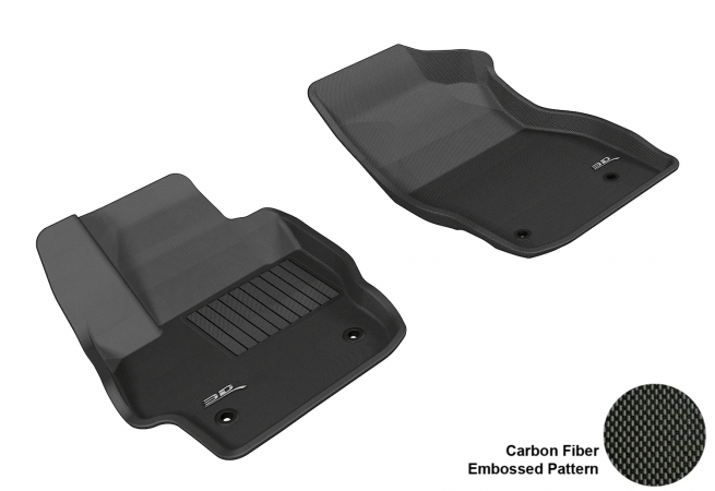 MAZDA MAZDA3 2010-2013 KAGU BLACK R1 Floor Mat