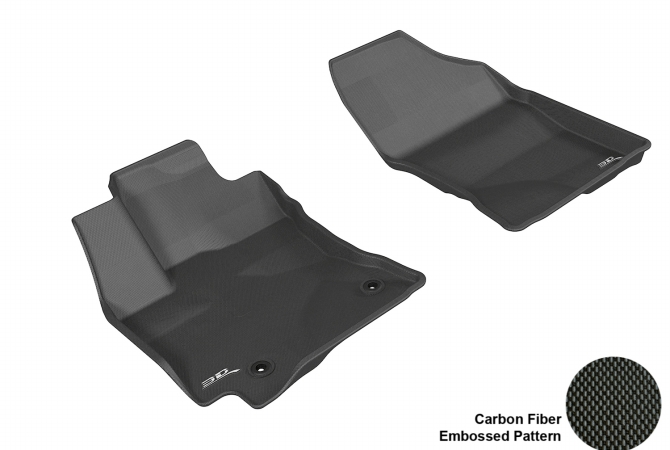 3D MAXpider First Row All-Weather Floor Mats, Black (L1TY13711509)