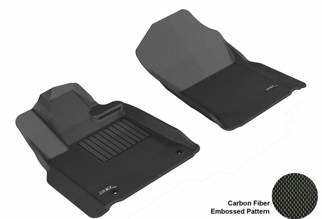 L1TY14911509 TOYOTA TUNDRA 2012-2013 REGULAR CAB/ DOUBLE CAB/ CREWMAX/ SEQUOIA KAGU BLACK R1 (POST) Floor Mat