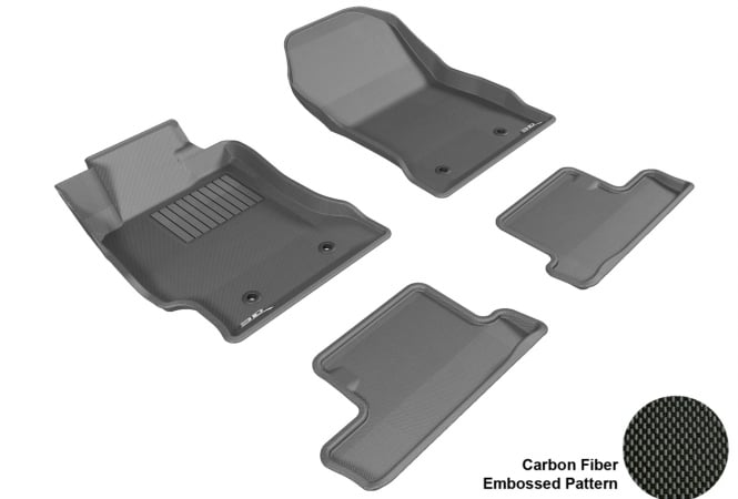 SCION FR-S 2013-2014 KAGU BLACK R1 R2 Floor Mat