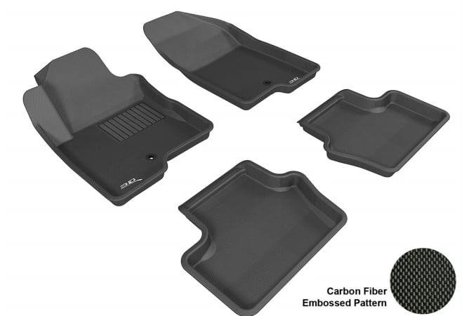 L1JP00901509 JEEP COMPASS 2014 KAGU BLACK R1 R2 (1 POST ON PASSSENGER SIDE) Floor Mat