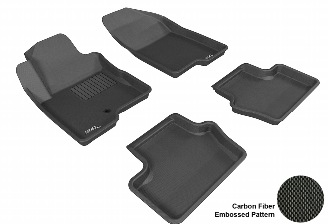 L1JP00801509 JEEP COMPASS 2007-2013 KAGU BLACK R1 R2 Floor Mat
