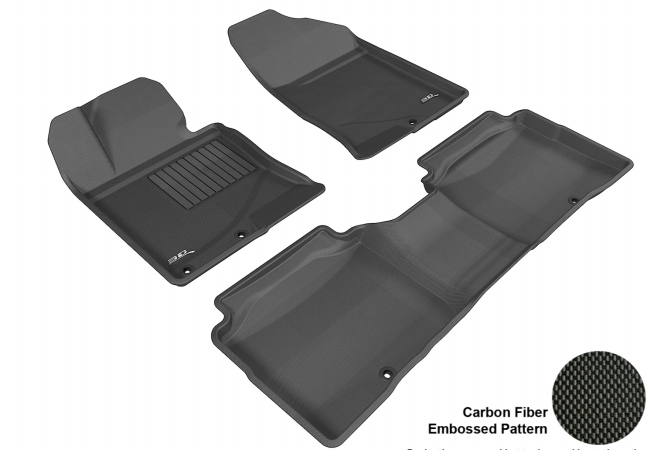 KIA OPTIMA 2011-2014 KAGU BLACK R1 R2 Floor Mat