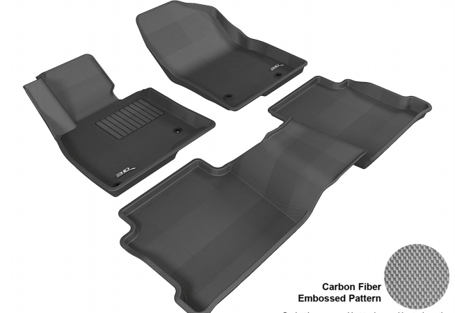 MAZDA MAZDA6 2014 KAGU BLACK R1 R2 Floor Mat