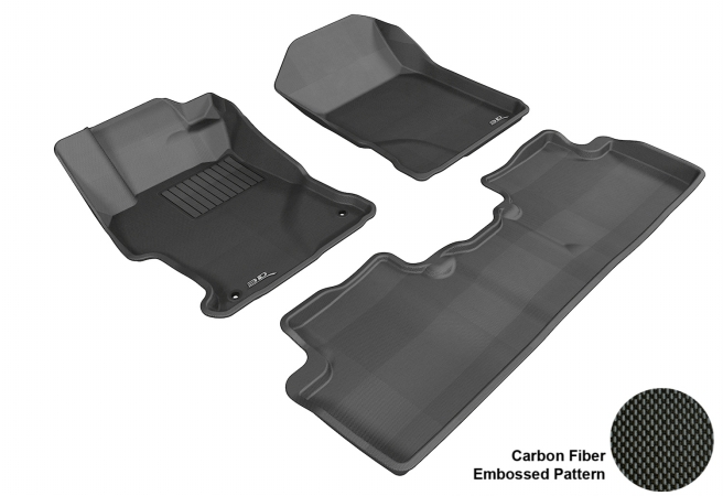 HONDA CIVIC 2012-2013 SDN KAGU BLACK R1 R2 Floor Mat