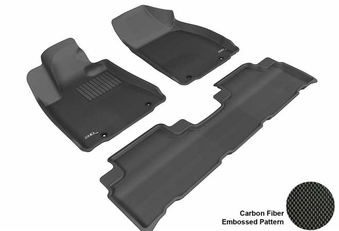 LEXUS RX350/450H 2010-2012 KAGU BLACK R1 R2 (HOOK) Floor Mat