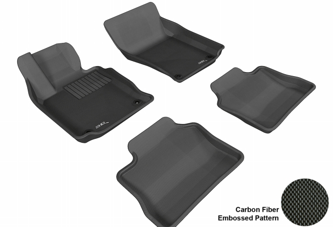 PORSCHE PANAMERA 2010-2014 KAGU BLACK R1 R2 Floor Mat