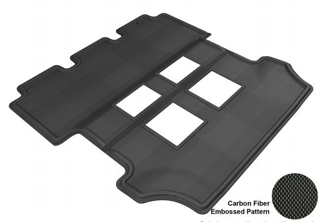 HONDA ODYSSEY EX 2011-2014 KAGU BLACK R2 Floor Mat